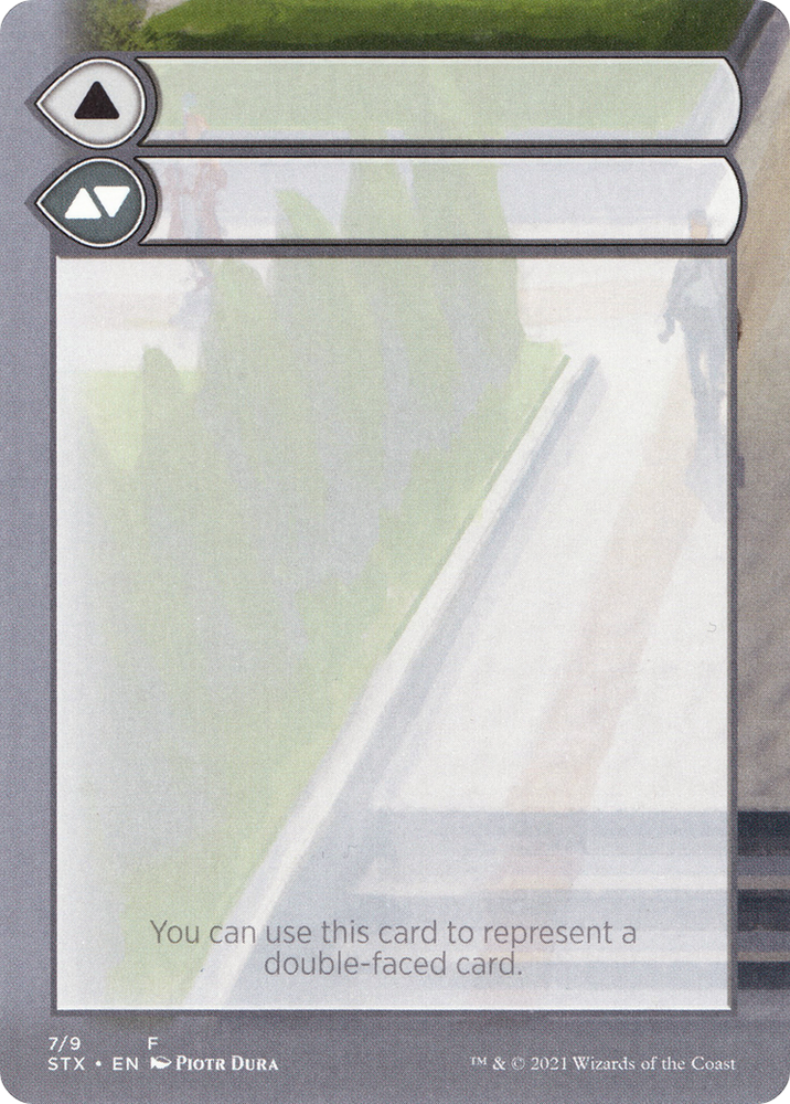 Double-Faced Substitute Card (SSTX-007) - Strixhaven: School of Mages Substitute Cards (Borderless)