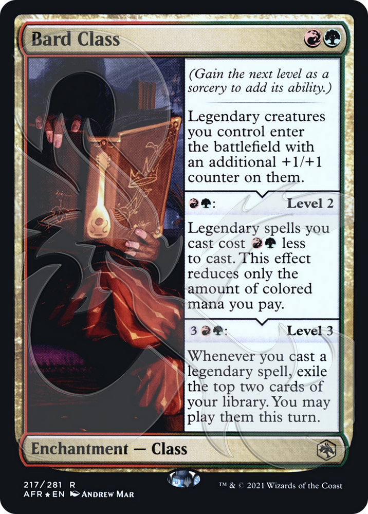 Bard Class (AFR&-217) - Adventures in the Forgotten Realms Promos Foil