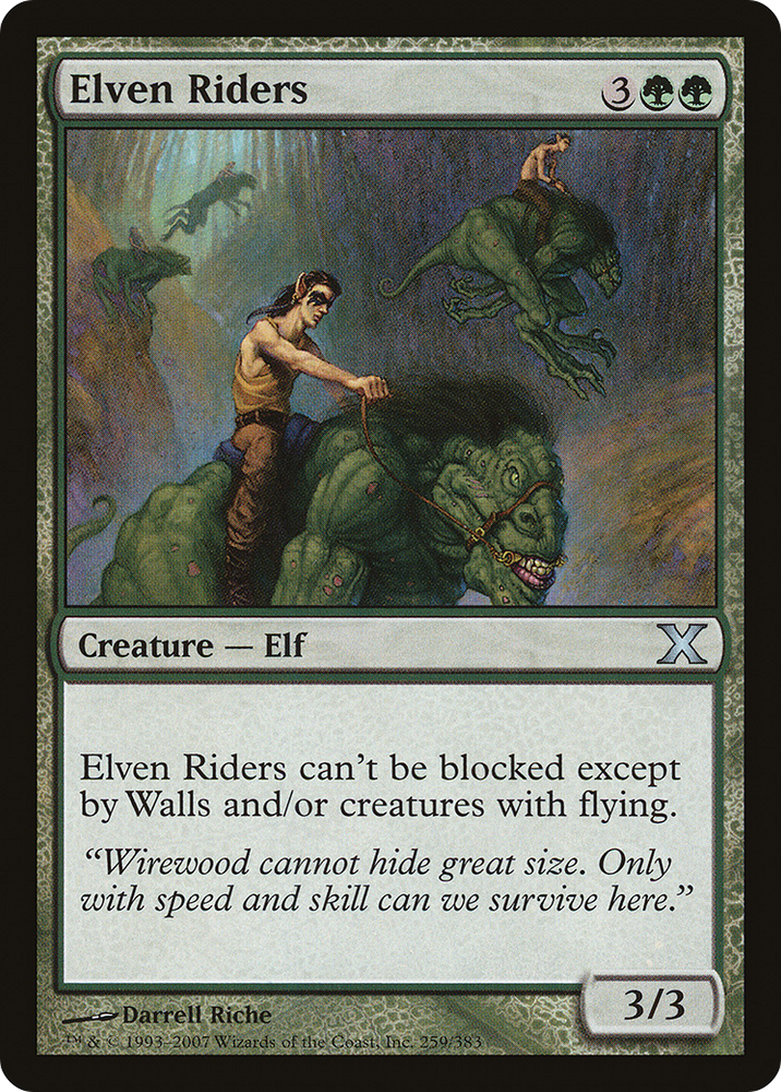 Elven Riders (10E-259) - Tenth Edition Foil