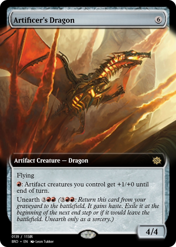 Artificer's Dragon (PRM-105814) - Magic Online Promos