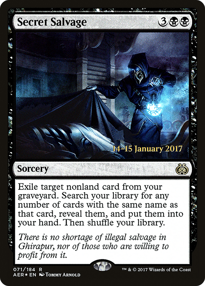 Secret Salvage (PRE-071) - Aether Revolt Promos Foil