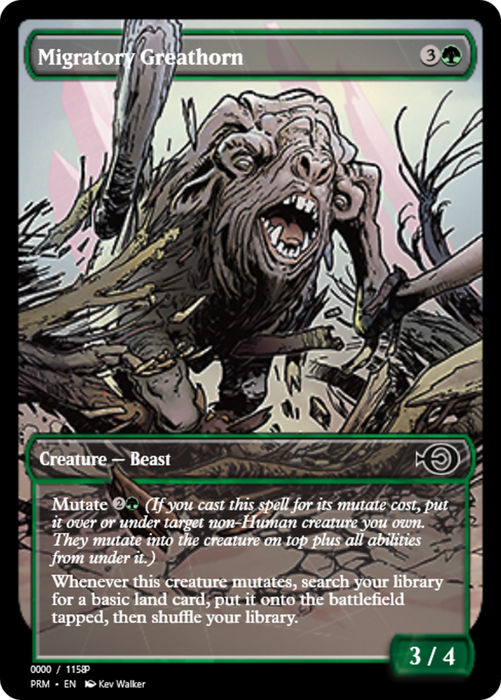 Migratory Greathorn (PRM-80981) - Magic Online Promos Foil