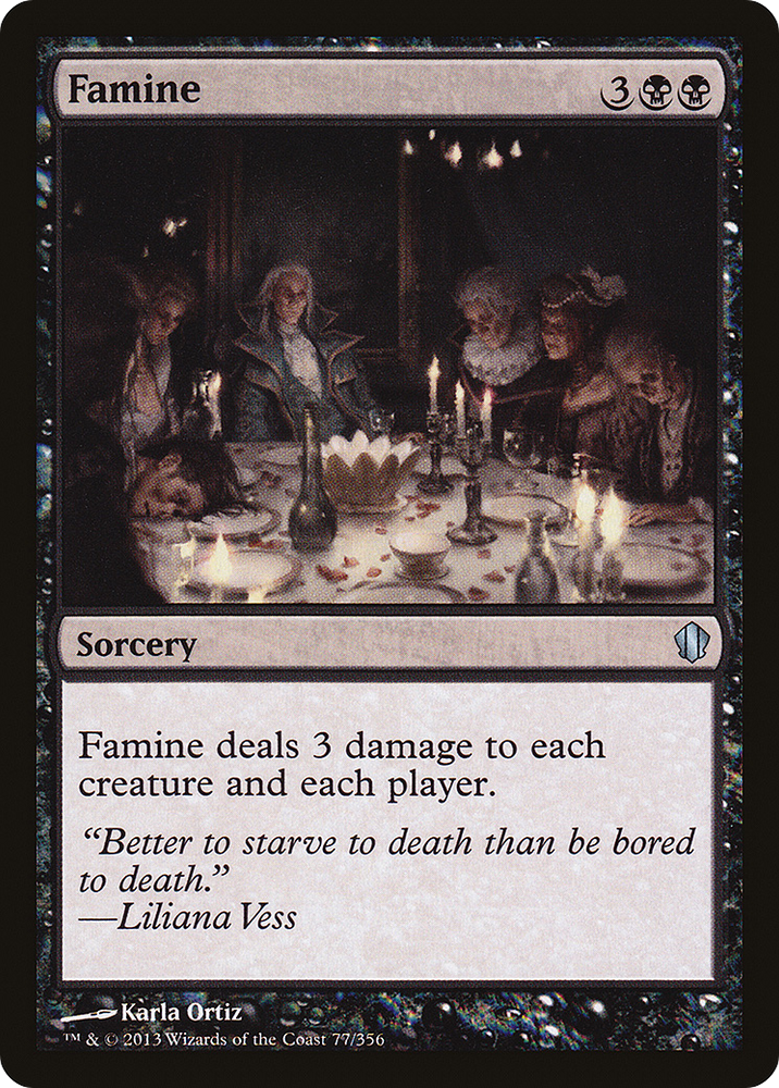 Famine (C13-077) - Commander 2013