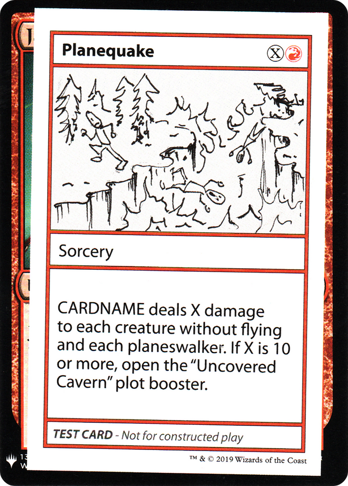Planequake (CMB1-) - Mystery Booster Playtest Cards 2019