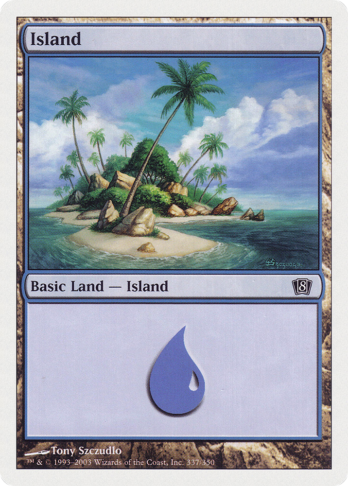 Island (337) (8ED-337) - Eighth Edition