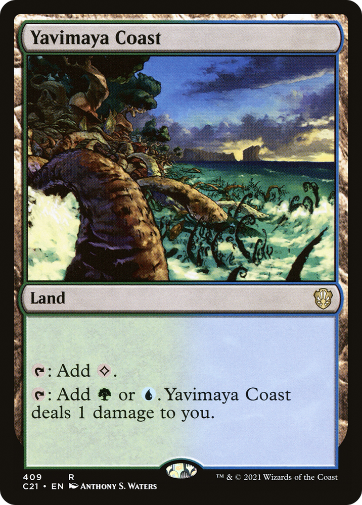 Yavimaya Coast (C21-409) - Commander 2021