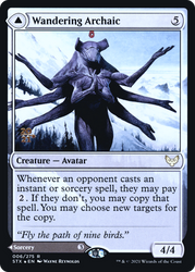 Wandering Archaic (PRE-06S) - Strixhaven: School of Mages Promos Foil