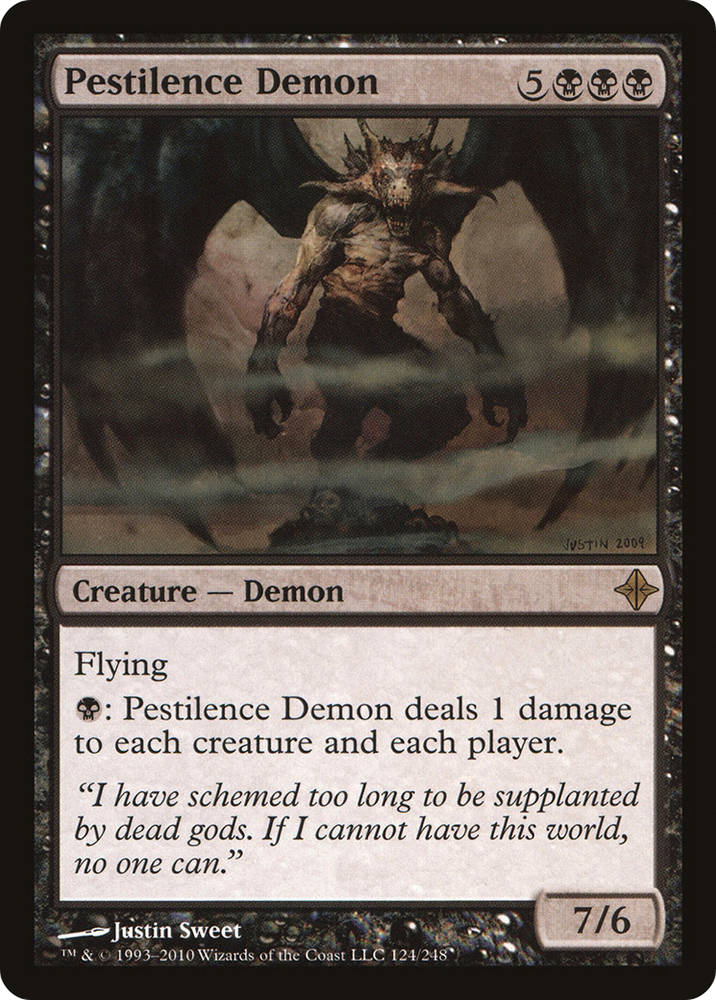 Pestilence Demon (ROE-124) - Rise of the Eldrazi Foil