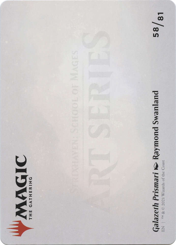 Galazeth Prismari // Galazeth Prismari (ASTX-058) - Strixhaven Art Series (Borderless)