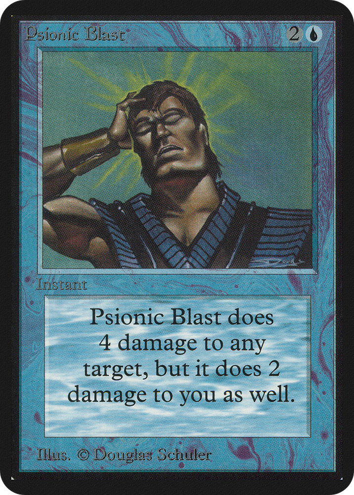 Psionic Blast (LEA-074) - Limited Edition Alpha