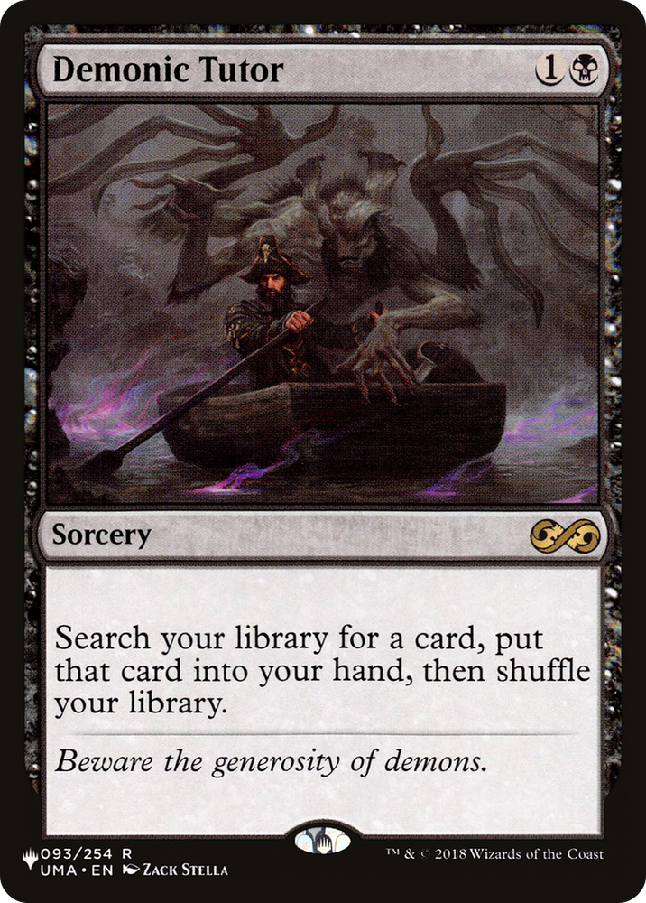 Demonic Tutor (UMA) (LIST-UMA-93) - The List