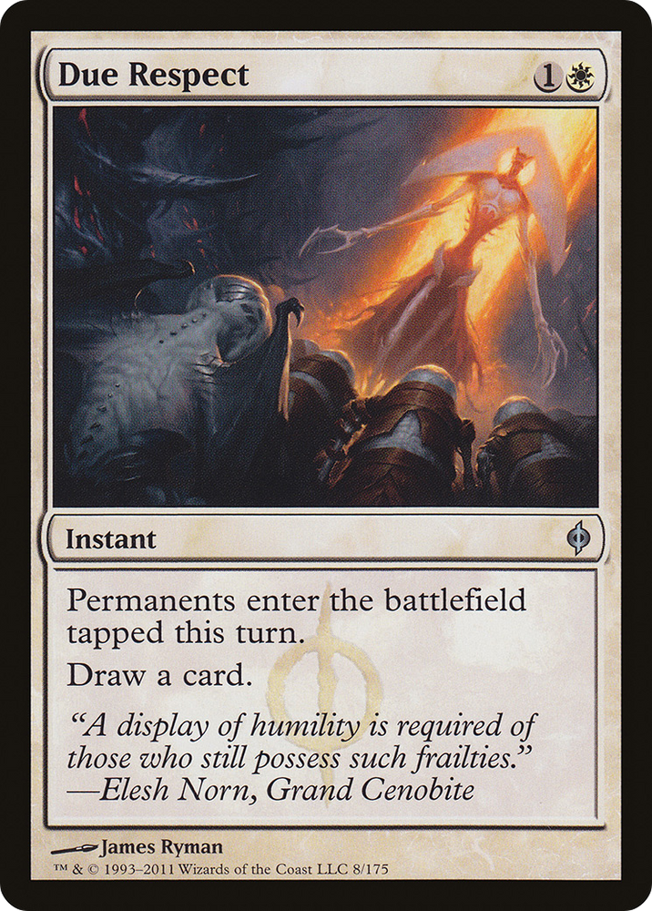 Due Respect (NPH-008) - New Phyrexia