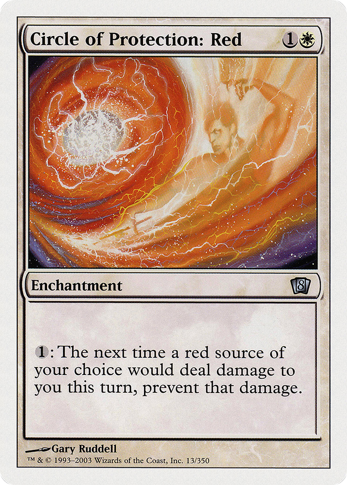 Circle of Protection: Red (8ED-013) - Eighth Edition