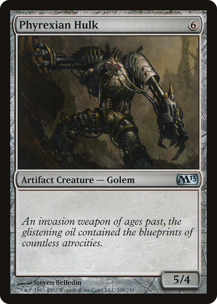 Phyrexian Hulk (M13-209) - Magic 2013 Foil