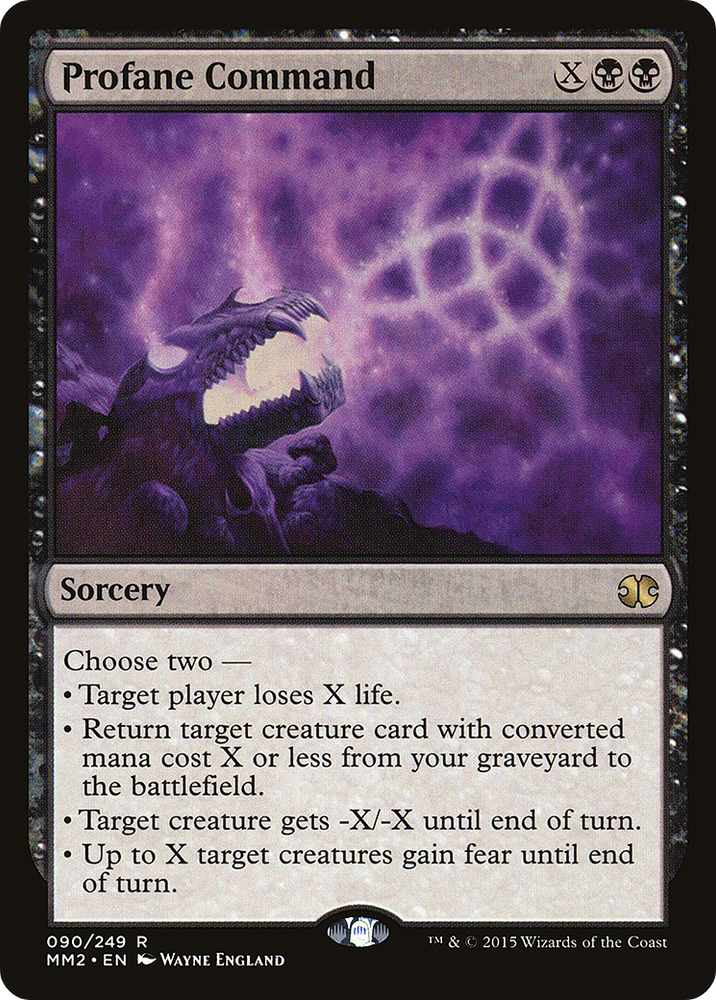 Profane Command (MM2-090) - Modern Masters 2015 Foil