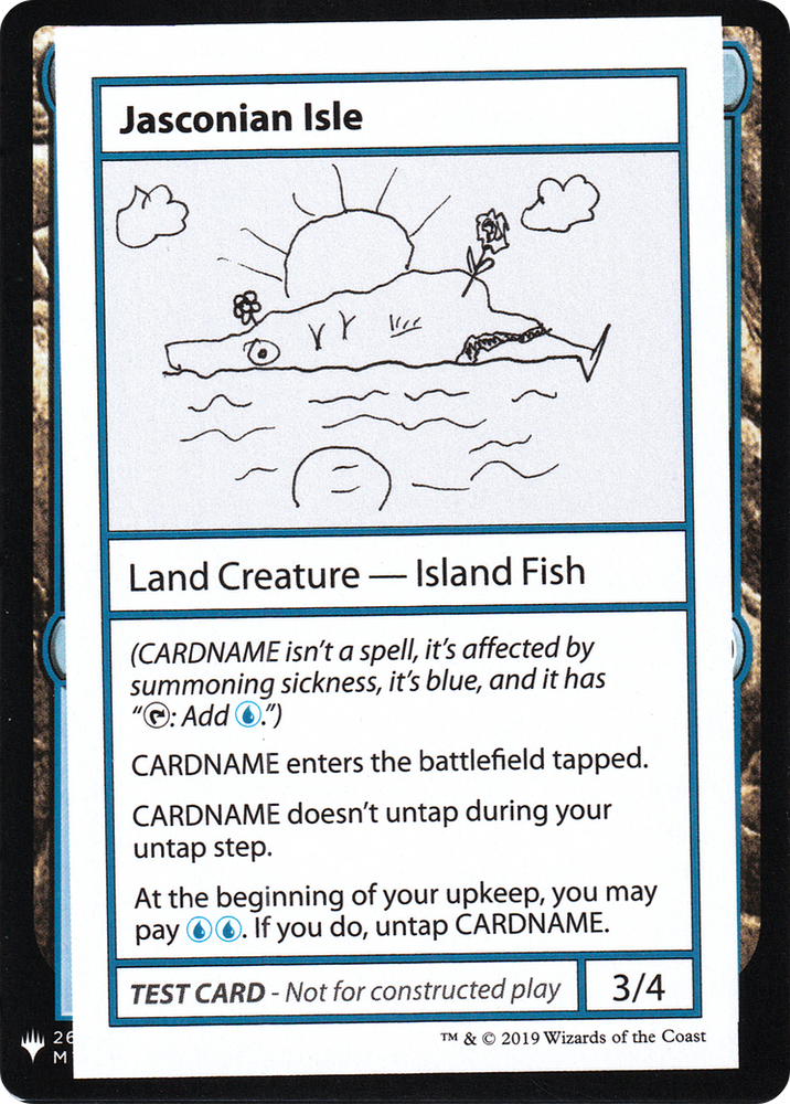Jasconian Isle (CMB1-) - Mystery Booster Playtest Cards 2019