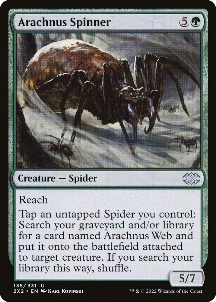 Arachnus Spinner (2X2-135) - Double Masters 2022
