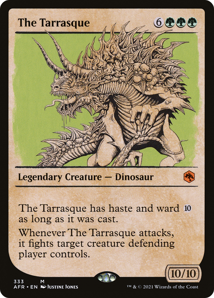 The Tarrasque (Showcase) (AFR-333) - Adventures in the Forgotten Realms: (Showcase)