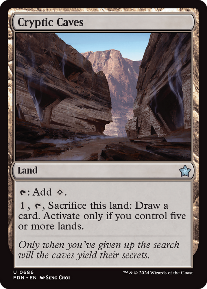Cryptic Caves (FDN-686) - Foundations