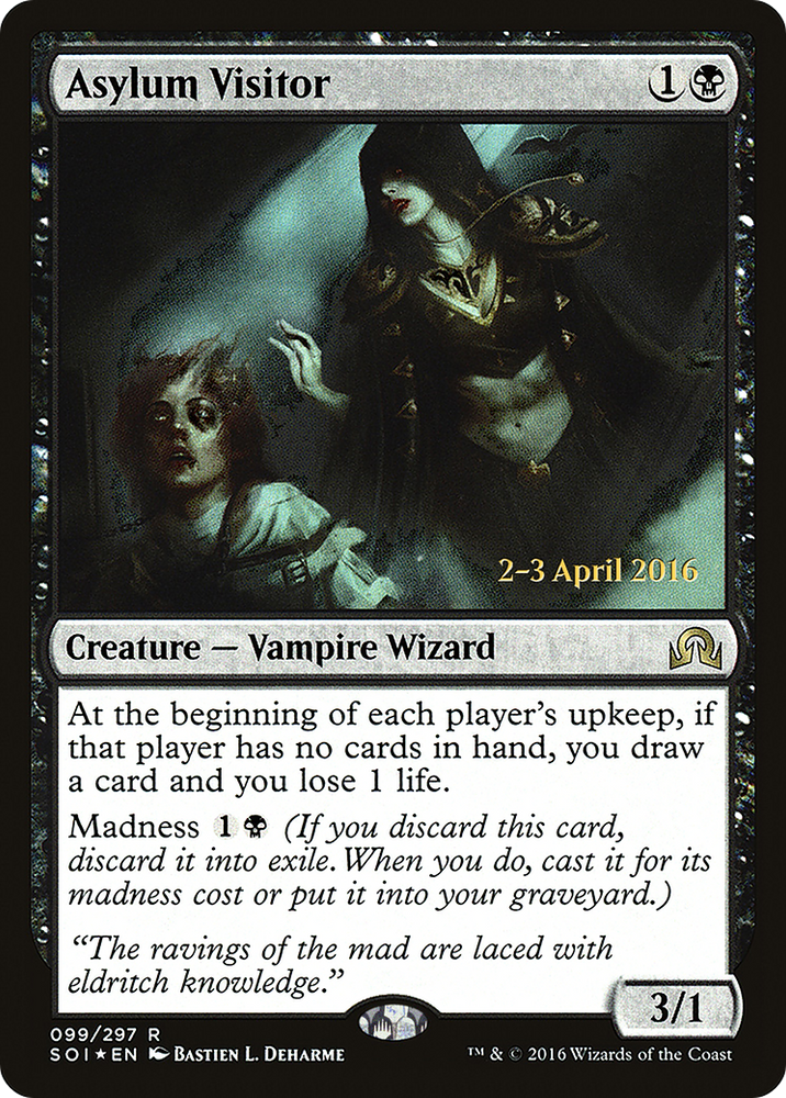 Asylum Visitor (PRE-99S) - Shadows over Innistrad Promos Foil