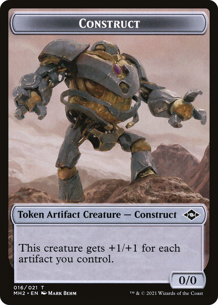 Construct (TMH2-016) - Modern Horizons 2 Tokens Foil