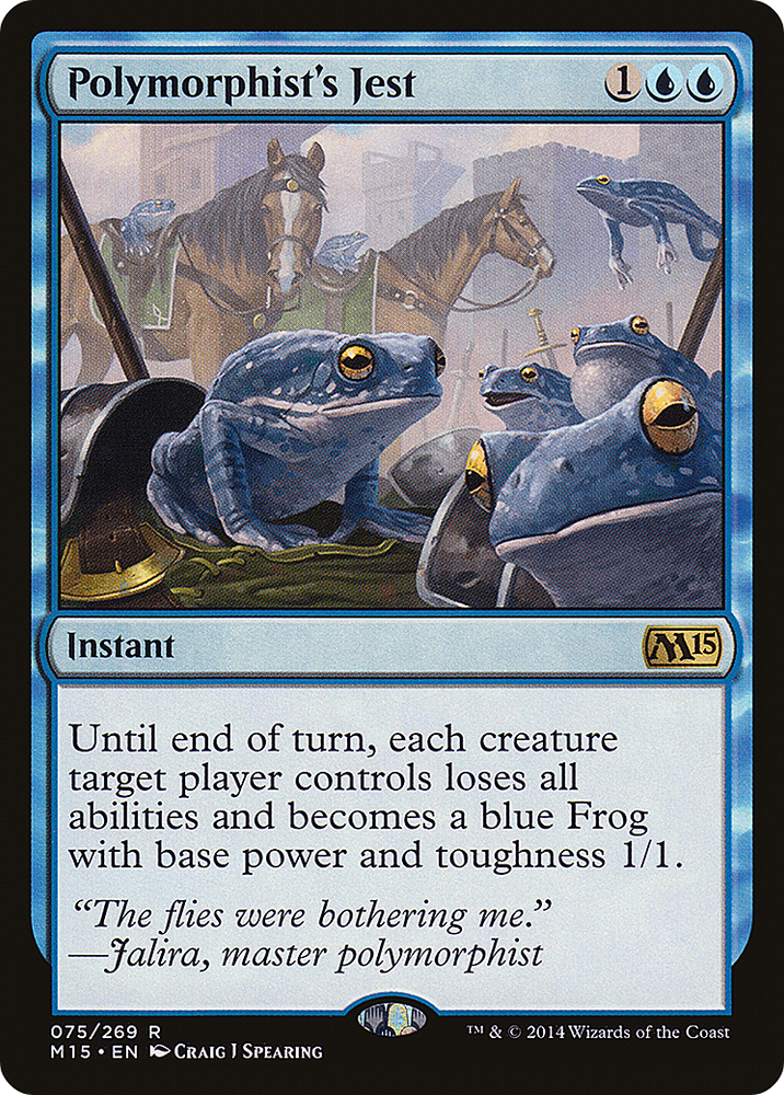 Polymorphist's Jest (M15-075) - Magic 2015 Foil