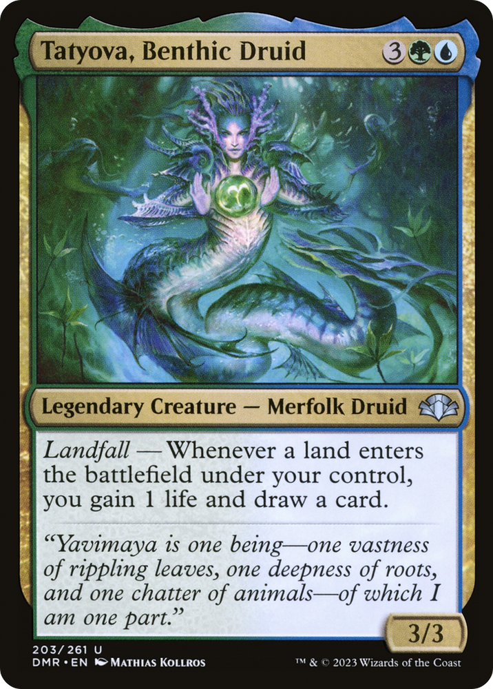 Tatyova, Benthic Druid (DMR-203) - Dominaria Remastered Foil