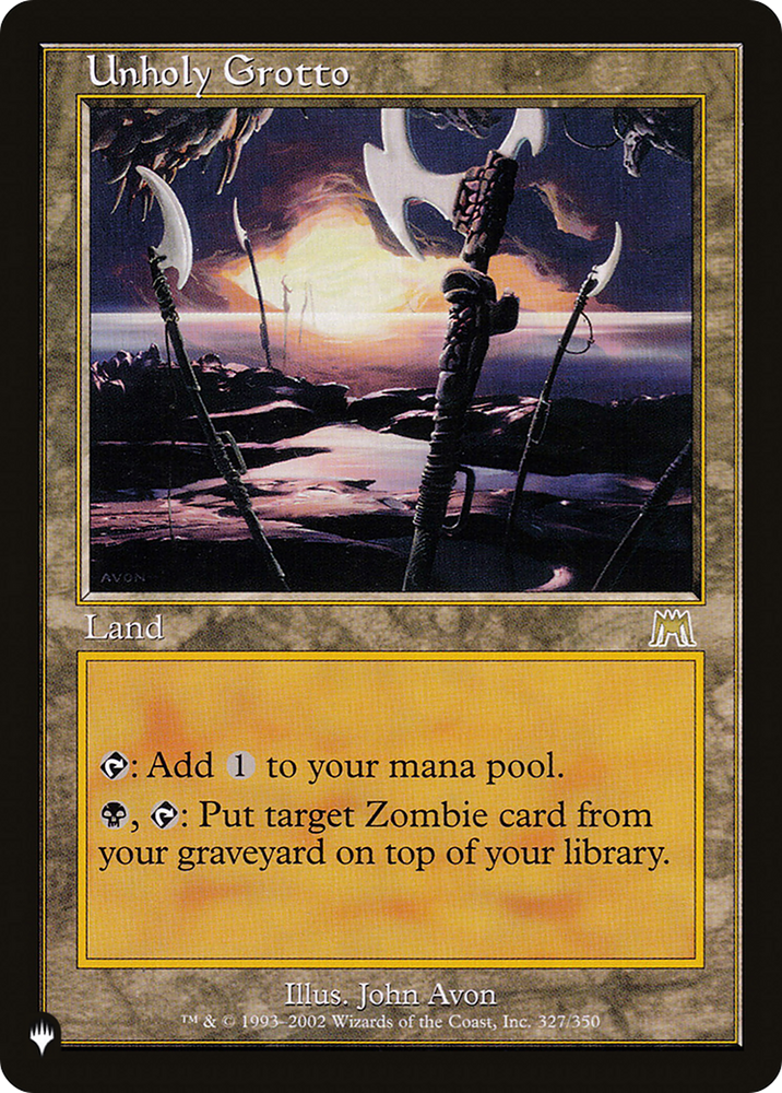 Unholy Grotto (LIST-ONS-327) - The List