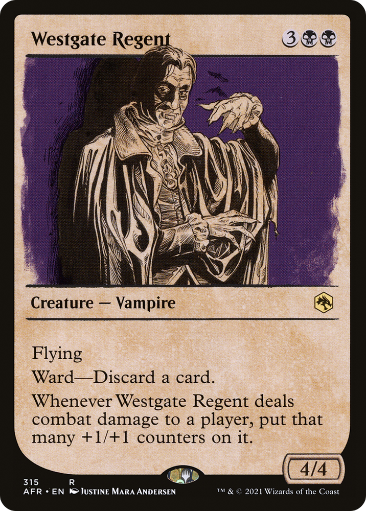 Westgate Regent (Showcase) (AFR-315) - Adventures in the Forgotten Realms: (Showcase) Foil