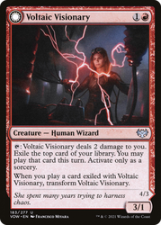 Voltaic Visionary (VOW-183) - Innistrad: Crimson Vow: (Double Faced Transform) Foil
