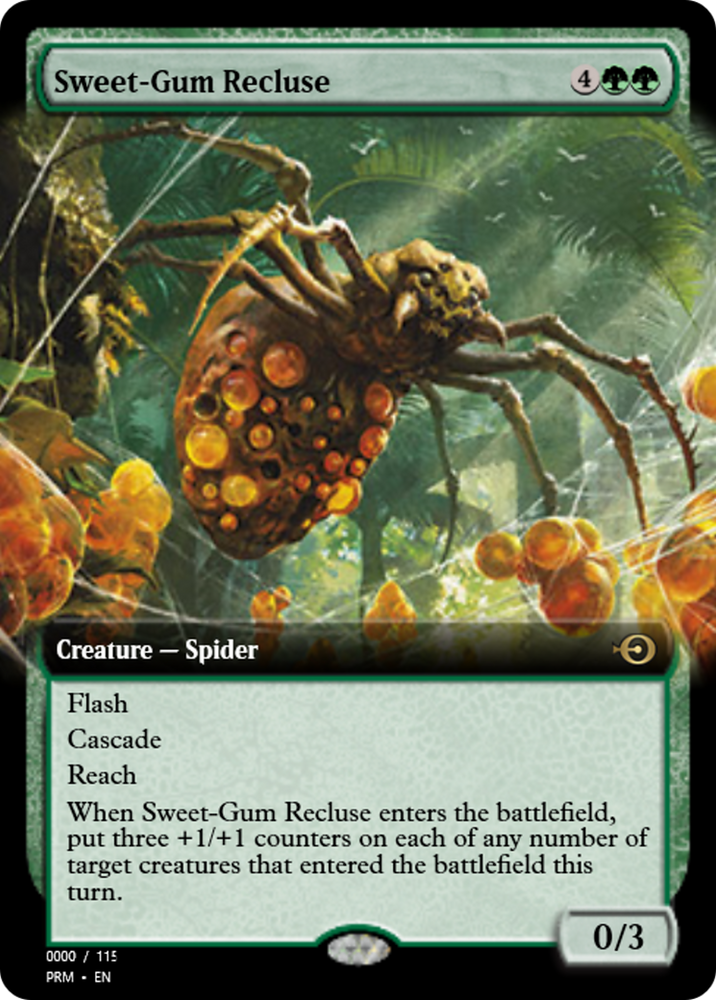 Sweet-Gum Recluse (PRM-86014) - Magic Online Promos Foil
