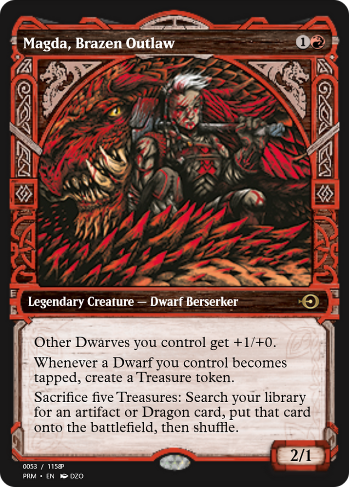 Magda, Brazen Outlaw (PRM-88306) - Magic Online Promos Foil