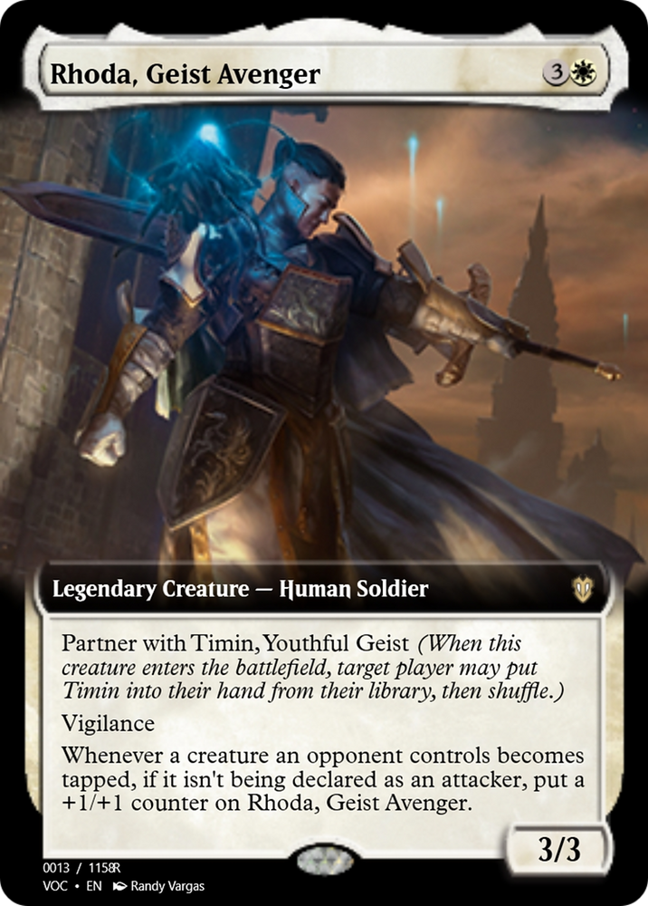 Rhoda, Geist Avenger (PRM-95265) - Magic Online Promos Foil