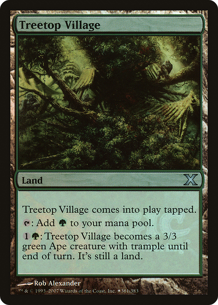 Treetop Village (WPN-002) - Tenth Edition Promos Foil