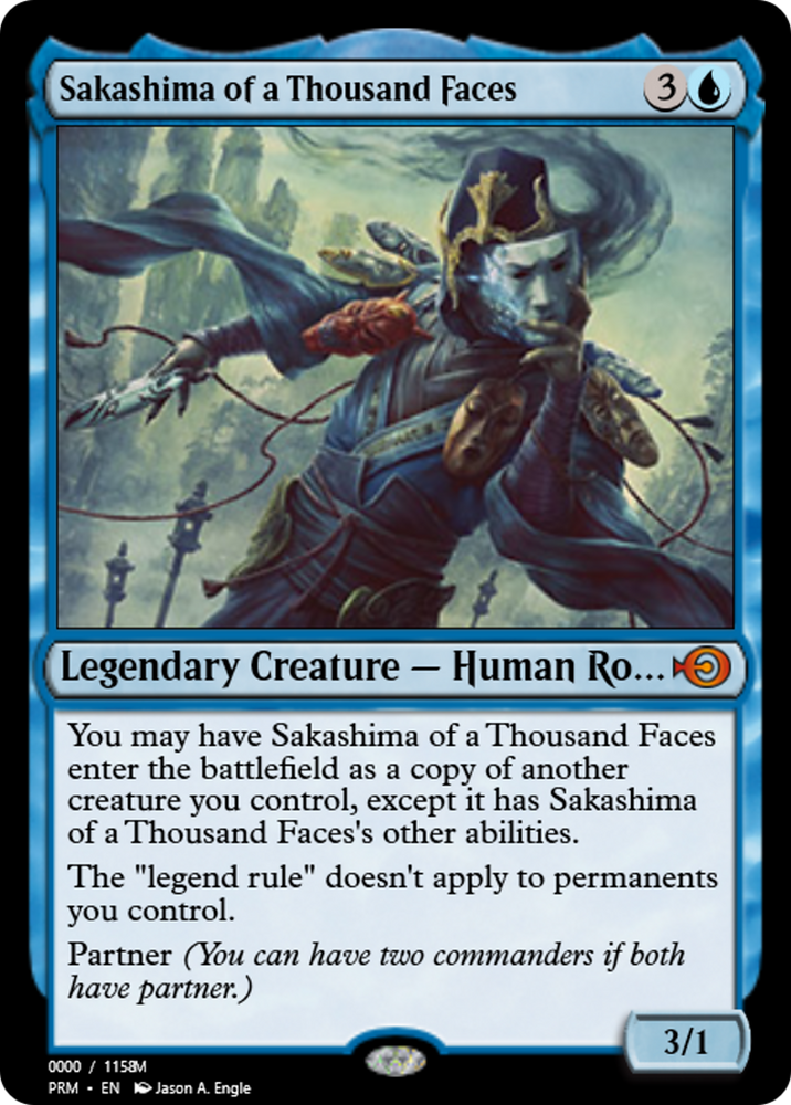 Sakashima of a Thousand Faces (PRM-86236) - Magic Online Promos Foil