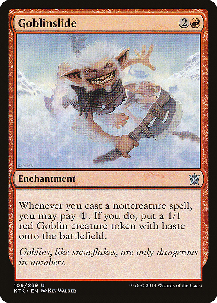 Goblinslide (KTK-109) - Khans of Tarkir Foil
