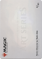 Novice Dissector // Novice Dissector (ASTX-009) - Strixhaven Art Series (Borderless) Foil