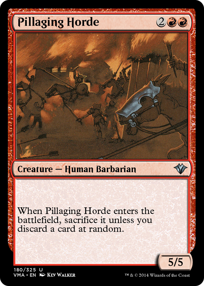 Pillaging Horde (VMA-180) - Vintage Masters Foil