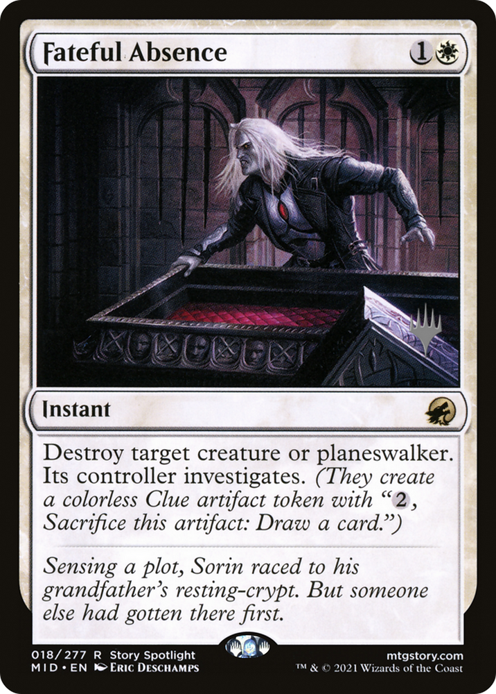 Fateful Absence (PPMID-18P) - Innistrad: Midnight Hunt Promos