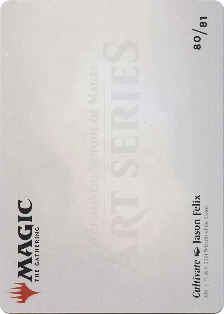 Cultivate // Cultivate (ASTX-080) - Strixhaven Art Series (Borderless) Foil