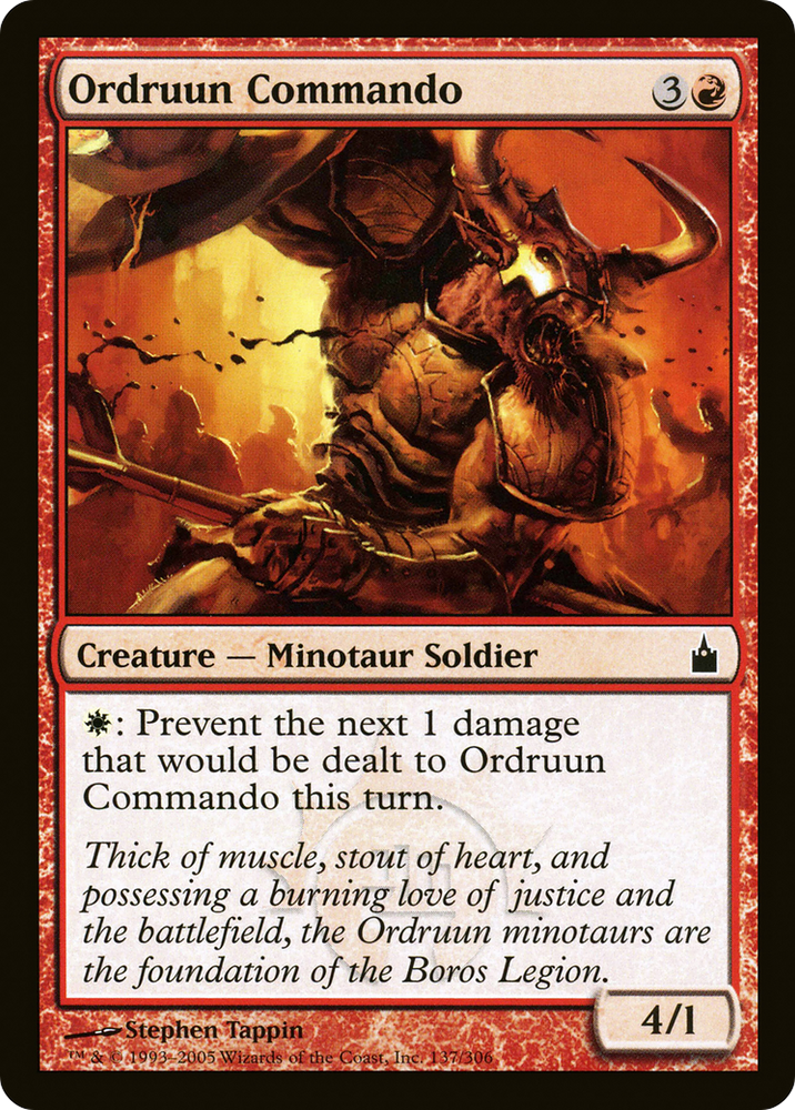 Ordruun Commando (RAV-137) - Ravnica: City of Guilds Foil