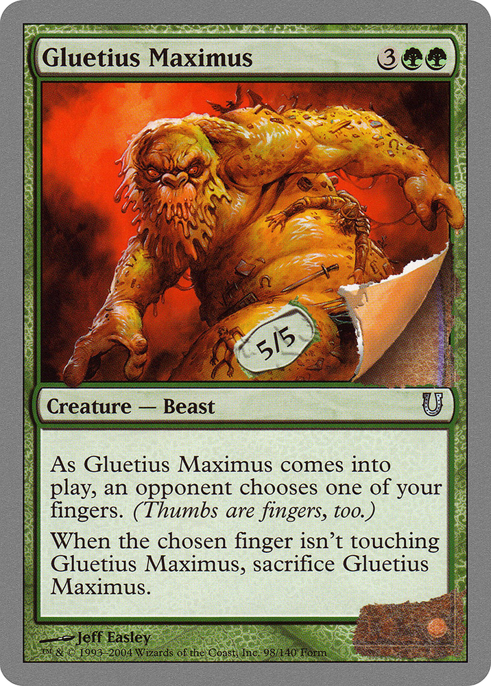 Gluetius Maximus (UNH-098) - Unhinged