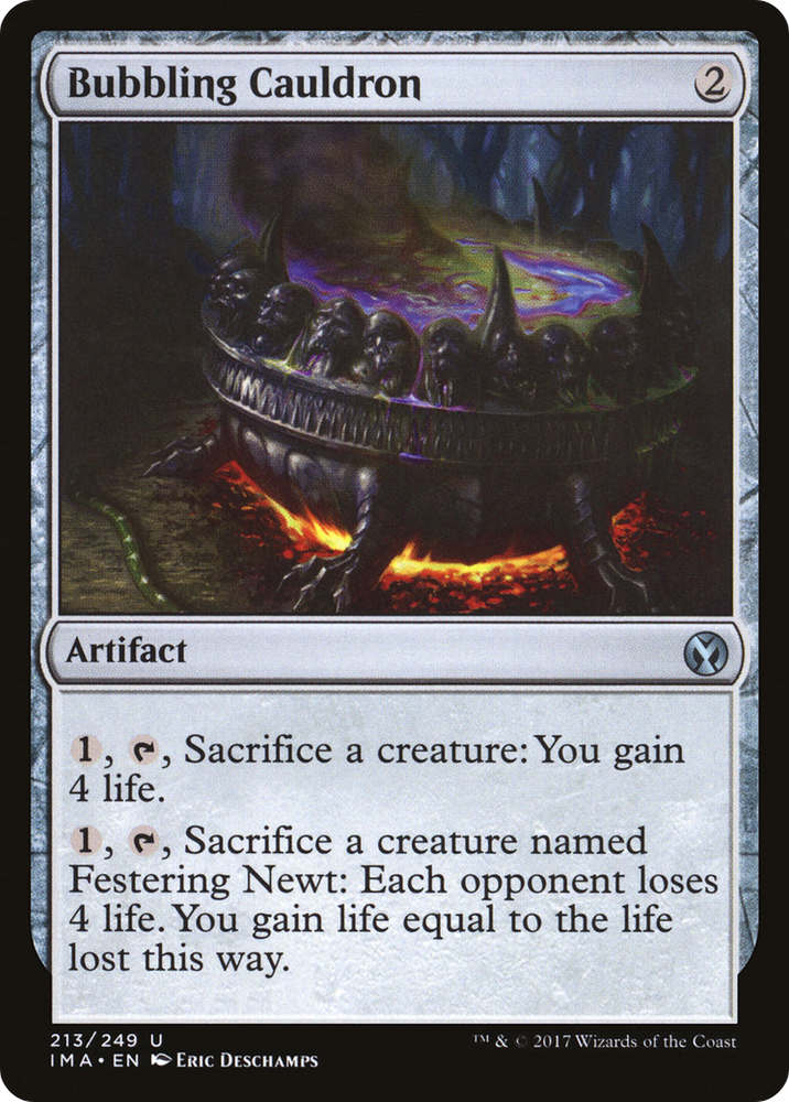Bubbling Cauldron (IMA-213) - Iconic Masters Foil