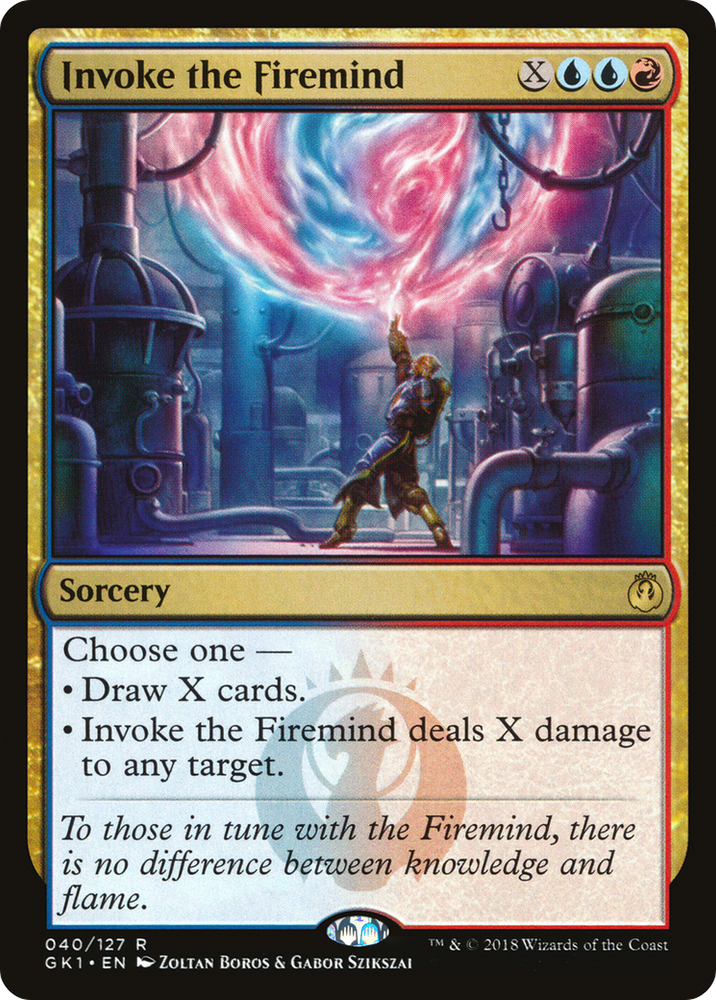 Invoke the Firemind (GR1-040) - GRN Guild Kit