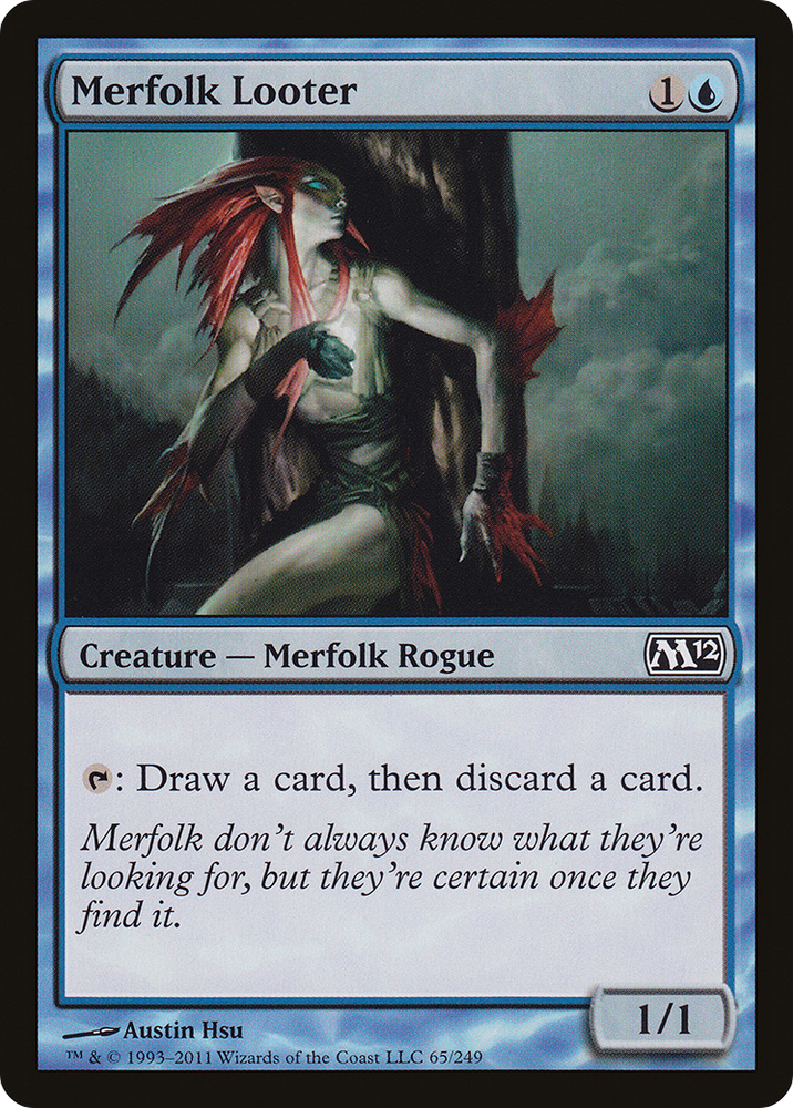 Merfolk Looter (M12-065) - Magic 2012 Foil