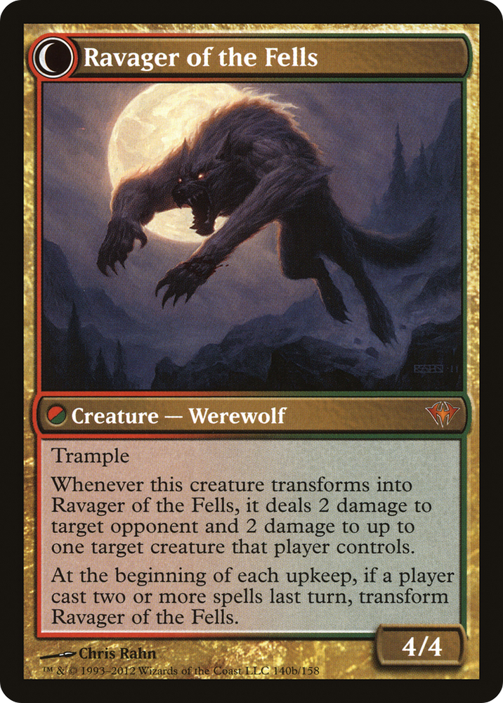 Huntmaster of the Fells (DKA-140) - Dark Ascension: (Double Faced Transform)