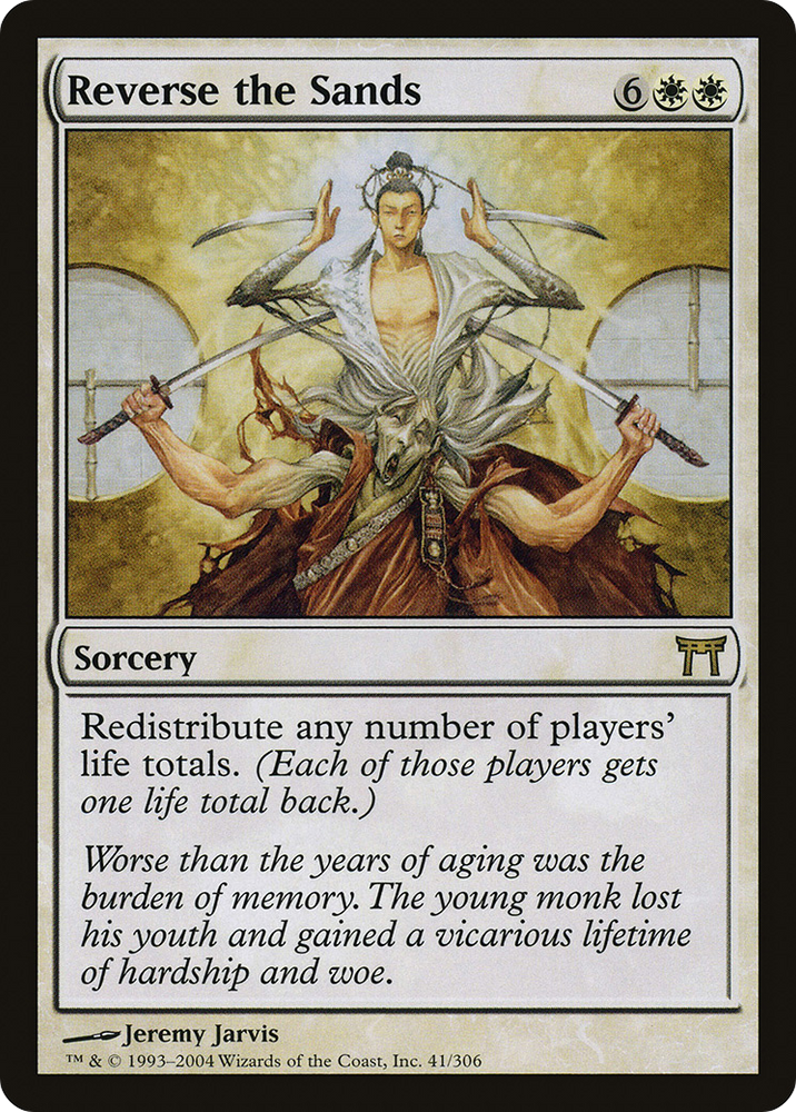 Reverse the Sands (CHK-041) - Champions of Kamigawa Foil