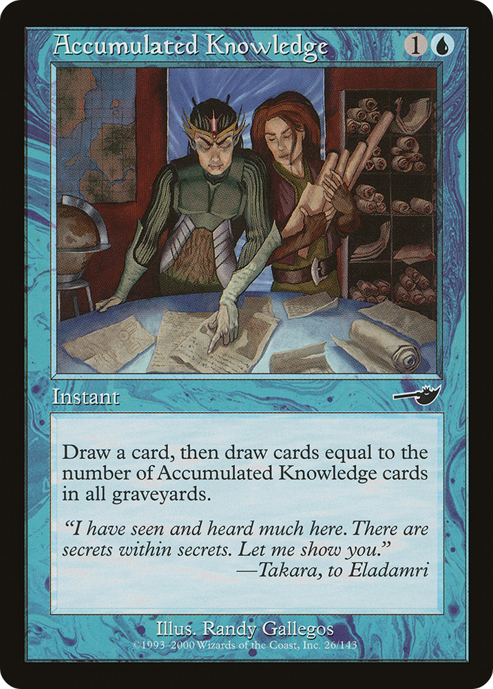 Accumulated Knowledge (NMS-026) - Nemesis Foil
