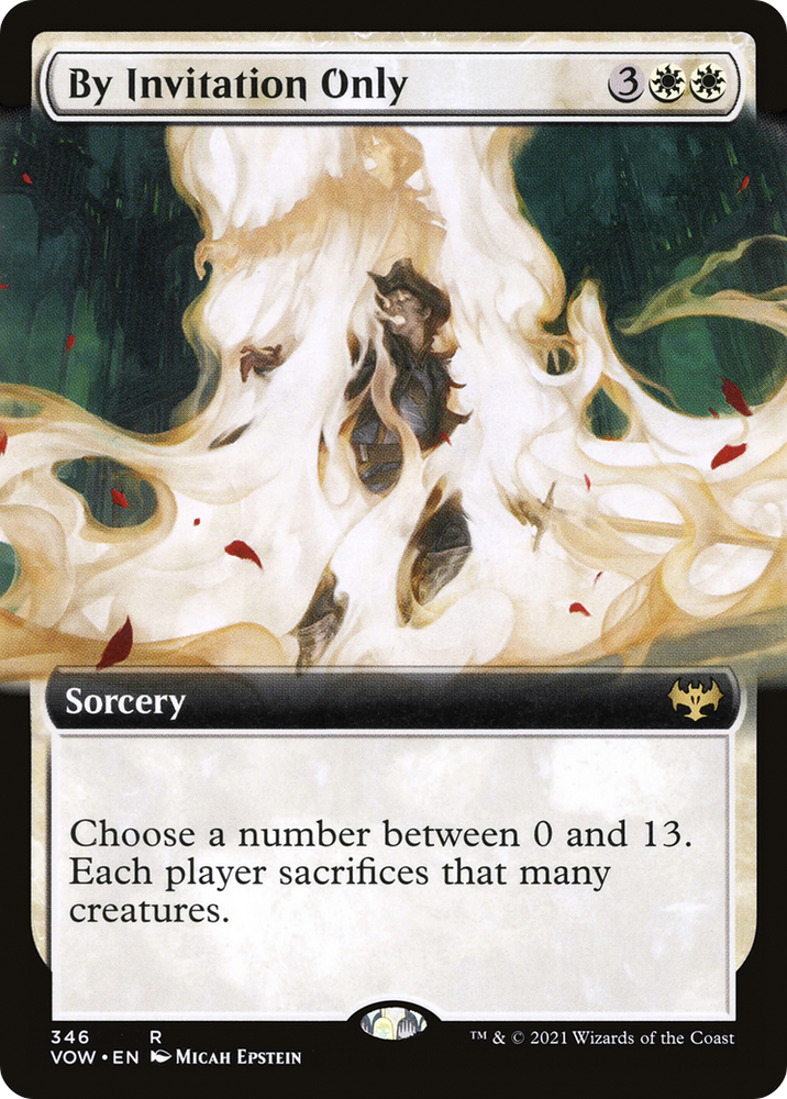 By Invitation Only (Extended Art) (VOW-346) - Innistrad: Crimson Vow: (Extended Art) Foil