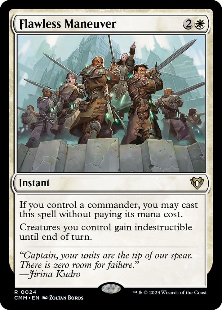 Flawless Maneuver (CMM-024) - Commander Masters